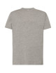 "Koszulka męska JHK TSUA 150 Slim Fit, szary melanż, 100% bawełna,