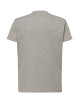 "Koszulka męska JHK TSUA 150 Slim Fit, szary melanż, 100% bawełna,