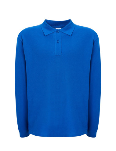 Langarm-Poloshirt für Kinder PKID 210 LS Royal Blue JHK