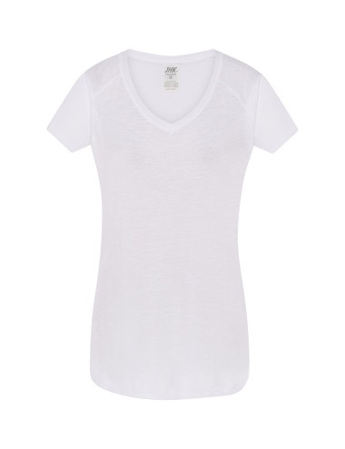JHK TSULSLB Urban Slub Women's T-Shirt White