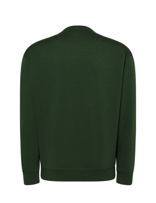 Bluza dresowa męska swra 290 sweatshirt butelkowa zieleń Jhk