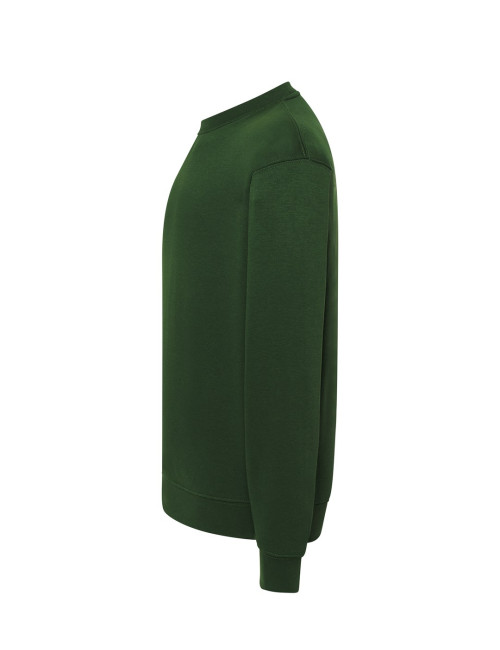 Bluza dresowa męska swra 290 sweatshirt butelkowa zieleń Jhk