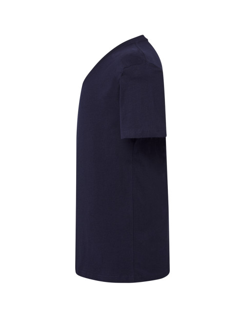 "Koszulka Męska JHK TSUA PICO URBAN V-NECK Granat - Idealna na Nadru