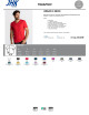 "Koszulka Męska JHK TSUA PICO URBAN V-NECK Granat - Idealna na Nadru
