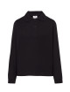 Langarm-Poloshirt für Kinder PKID 210 LS Schwarz JHK