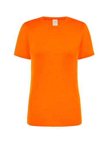 Damen-T-Shirt Sport Lady Orange Fluor JHK