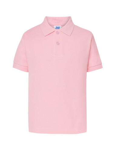 Kinderpoloshirt pkid 210 rosa Jhk