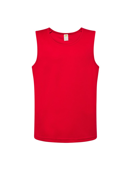 "Buy JHK Men's Sports T-Shirt Aruba, Red, with Logo Print and Embroid
