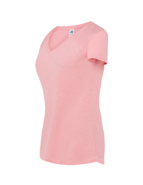 Women`s t-shirt tsulslb urban slub lady neon pink Jhk