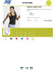 Koszulka damska t-shirt sport aruba lady złoty fluor Jhk
