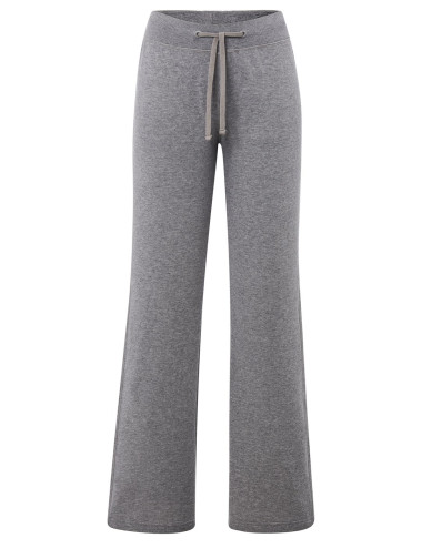 Spodnie dresowe damskie sweats pants lady szary melanż Jhk