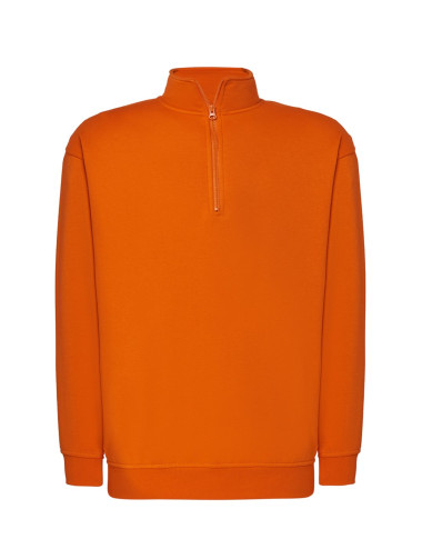 Herren-Sweatshirt SWRA-Zip Half-Zip orange Jhk