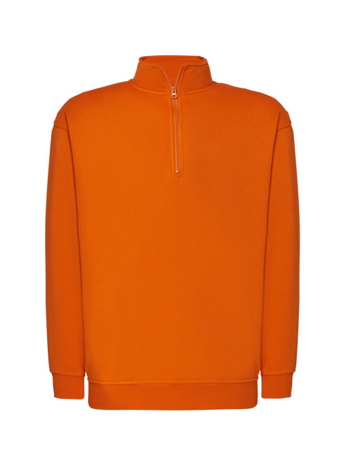 Herren-Sweatshirt SWRA-Zip Half-Zip orange Jhk