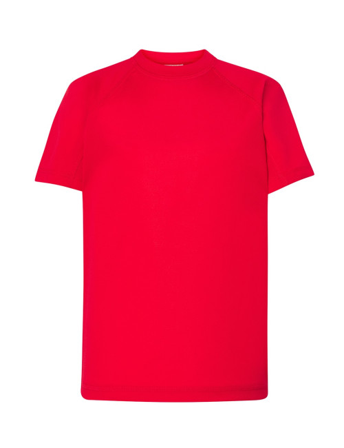 "JHK Kids Sports T-Shirt in Red - Quick-Dry, Breathable, Ideal for Pr
