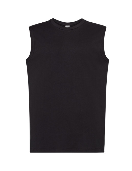 "Men's JHK Urban Tank Top - 100% Cotton, Perfect for Logo Prints and 
