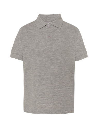 Kids polo shirt pkid 210 gray melange Jhk