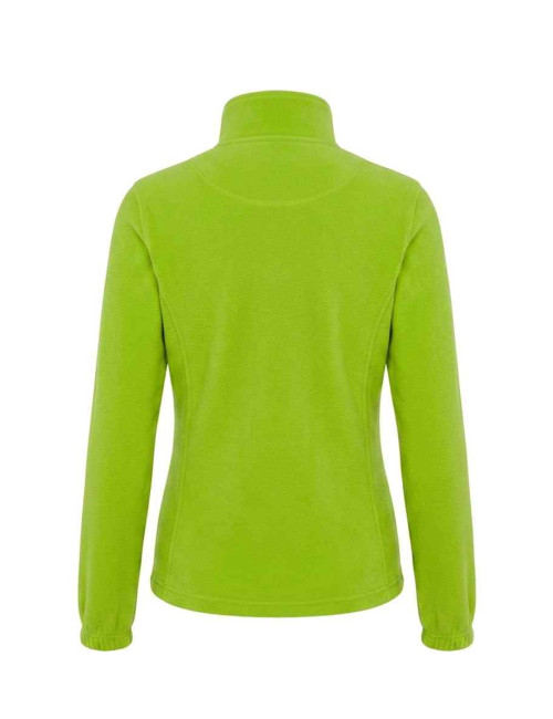 Warmes Damen-Fleece-Sweatshirt 300 g/m2, Limette JHK Polar FLRL 300-Stickerei