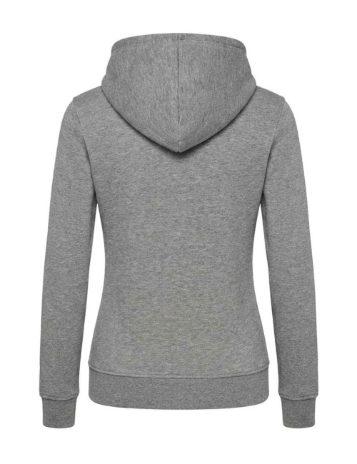 Women`s sweatshirt with printed advertising clothing