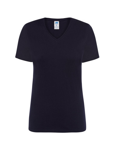 Damen Tsrl Cmfp Lady Comfort T-Shirt mit V-Ausschnitt Marineblau JHK