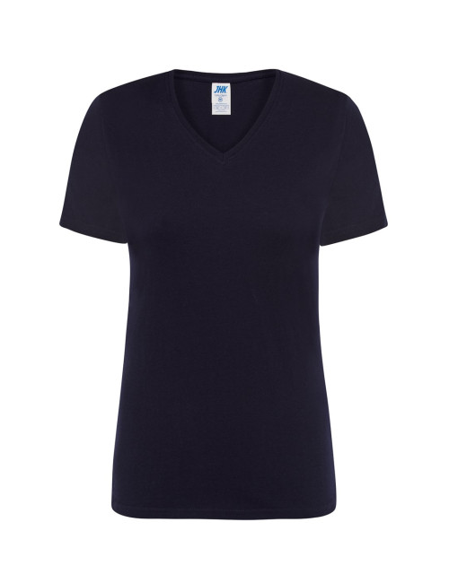 Damen Tsrl Cmfp Lady Comfort T-Shirt mit V-Ausschnitt Marineblau JHK