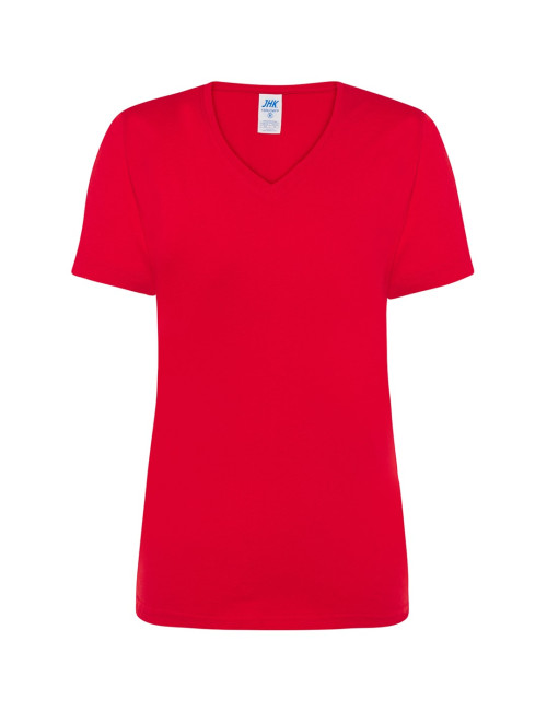 T-shirt for women tsrl cmfp lady comfort v-neck red Jhk