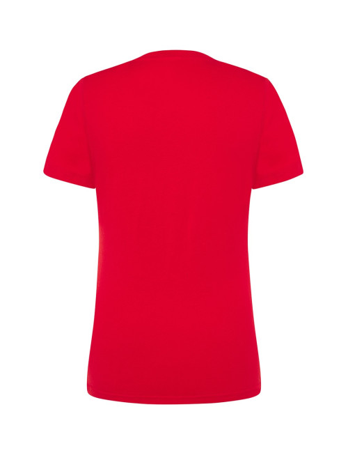 Koszulka damska tsrl cmfp lady comfort v-neck czerwony Jhk