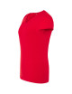 Damen Tsrl Cmfp Lady Comfort T-Shirt mit V-Ausschnitt Rot Jhk