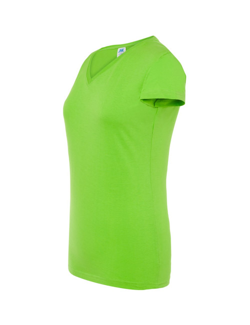Damen Tsrl Cmfp Lady Comfort T-Shirt mit V-Ausschnitt Limettengrün JHK