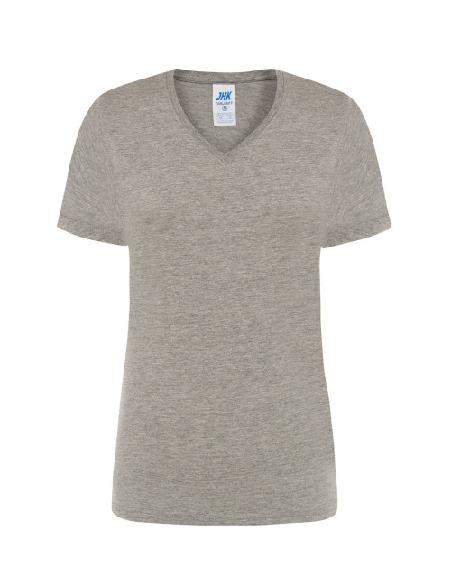 T-shirt for women tsrl cmfp lady comfort v-neck gray melange Jhk