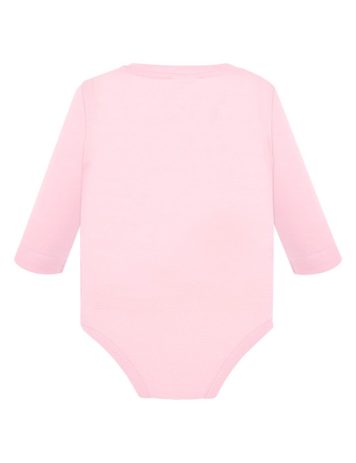 Kinder tsrb baby body ls t-shirt rosa Jhk