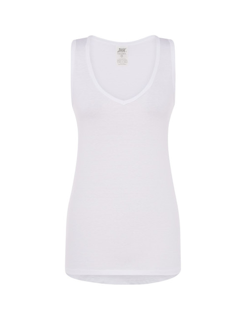 Damen T-Shirt JHK TSUL MKN Mikonos Lady Weiß