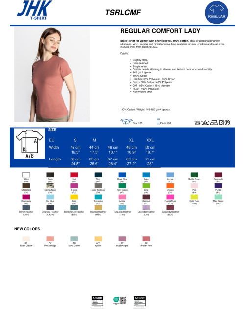Koszulka damska tsrl cmf lady comfort kelly zielony Jhk