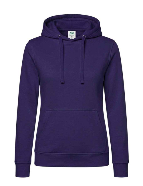 Bluza dresowa damska swul kng kangaroo lady purpurowy Jhk