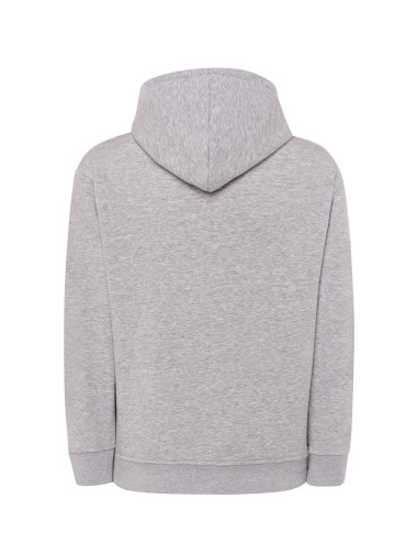 Herren-Sweatshirt SWRA KNG Känguru Grau Melange JHK