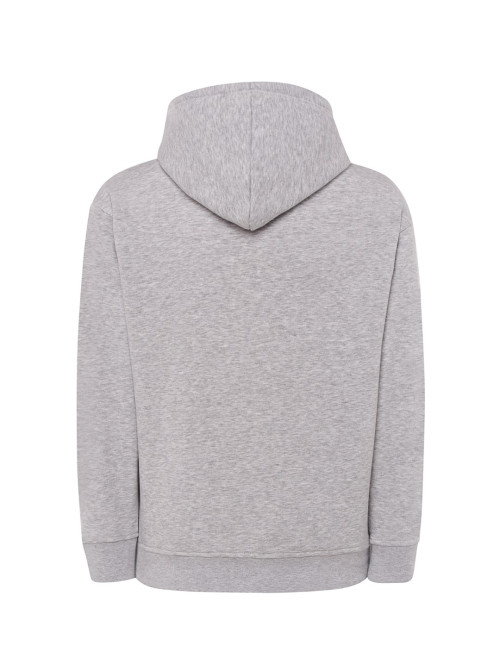 Herren-Sweatshirt SWRA KNG Känguru Grau Melange JHK