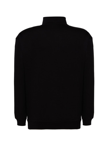 Bluza dresowa męska swra zip half zip czarny Jhk
