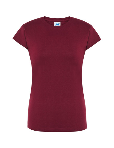 Damen Tsrl CMF Lady Comfort Burgunderrotes T-Shirt Jhk