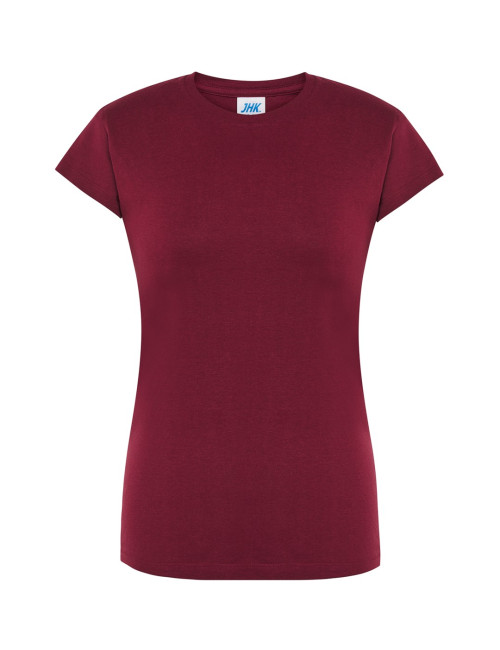 Damen Tsrl CMF Lady Comfort Burgunderrotes T-Shirt Jhk
