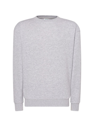 Sweatshirt for men swra 290 sweatshirt gray melange Jhk
