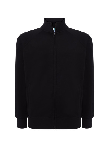 JHK Full Zip Sweatshirt for Men Black