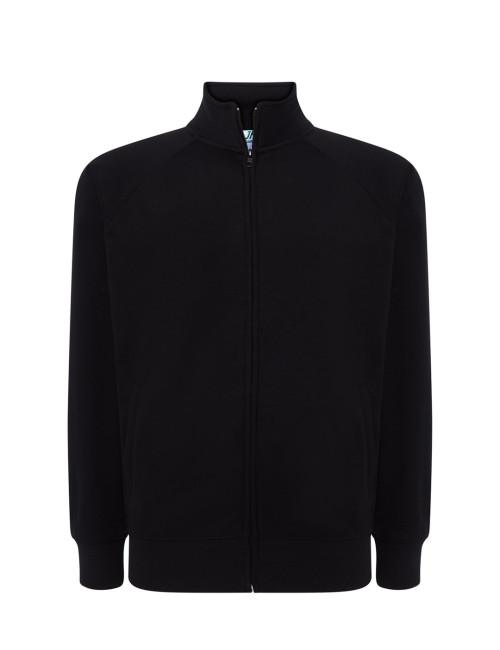 JHK Full Zip Sweatshirt for Men Black