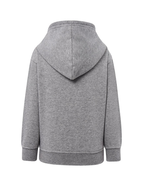 Bluza dresowa dziecięca swrk kng kid kangaroo szary melanż Jhk