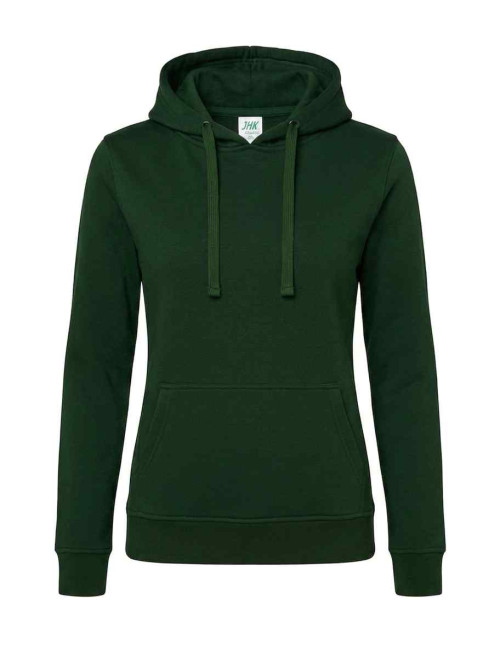 Bluza dresowa damska swul kng kangaroo lady butelkowa zieleń Jhk