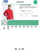 Bluza dresowa męska full zip sweatshirt czerwony Jhk