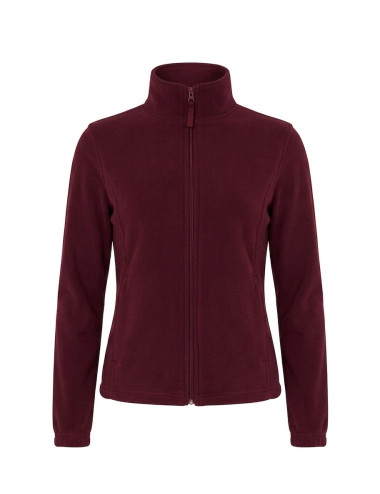 Warmes Damen-Fleece-Sweatshirt 300 g/m2, verstellbarer Boden Fleece Flrl 300 Burgund Jhk