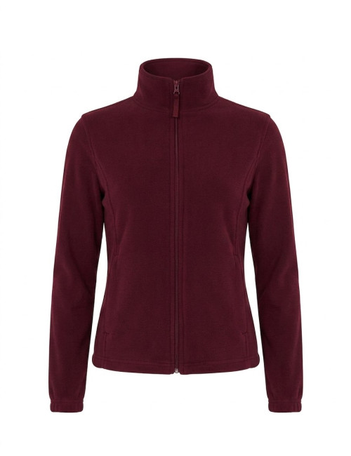 Warmes Damen-Fleece-Sweatshirt 300 g/m2, verstellbarer Boden Fleece Flrl 300 Burgund Jhk