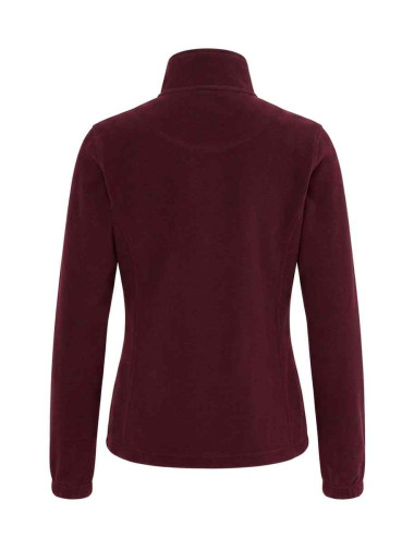 Ciepła bluza polarowa damska 300 g/m2, regulowany dół polar flrl 300 burgundowy Jhk