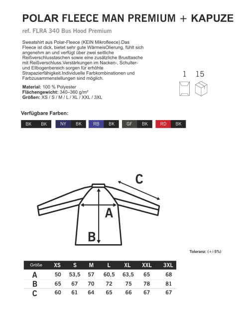 Men`s fleece flra 340 premium gold/black Jhk