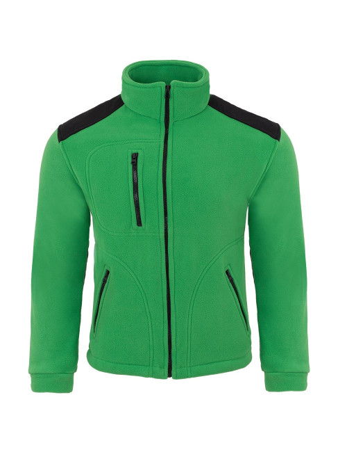 Super warmes Herren-Fleece, verstärkt, FLRA 340 Premium Green/Black JHK