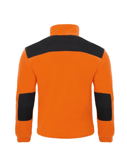 Orangefarbenes Vlies, gut sichtbar, dick, warm FLRA 340, polnisches Produkt